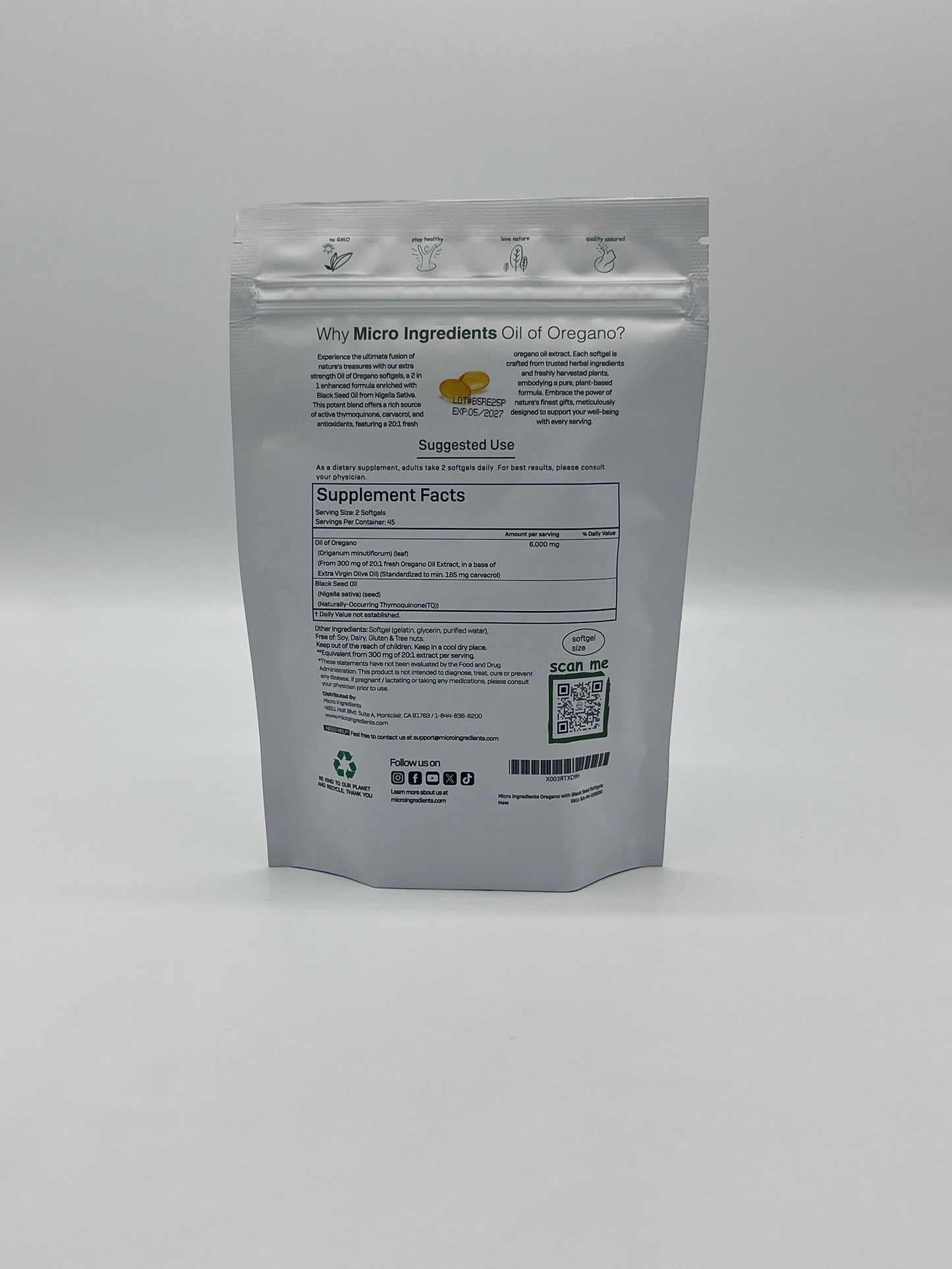 Aceite de Orégano Capsulas.