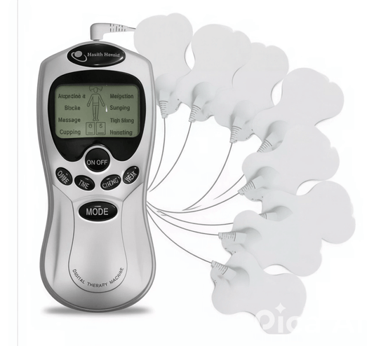 Combo tapete masajeador + maquina de terapia pasiva