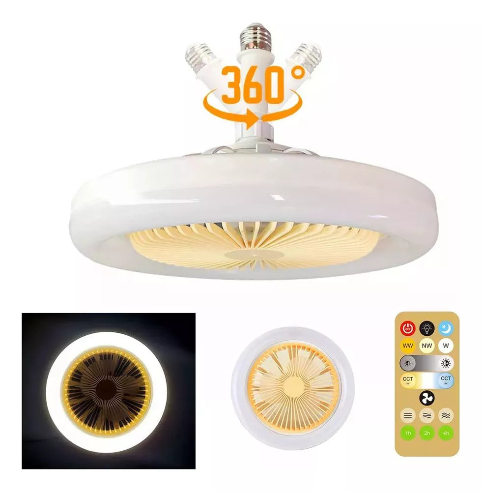 Ventilador de techo 2 en 1 con Luz LED