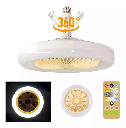 Ventilador de techo 2 en 1 con Luz LED