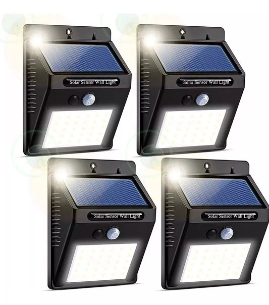 Lamparas Panel Solar Para Exteriores X4