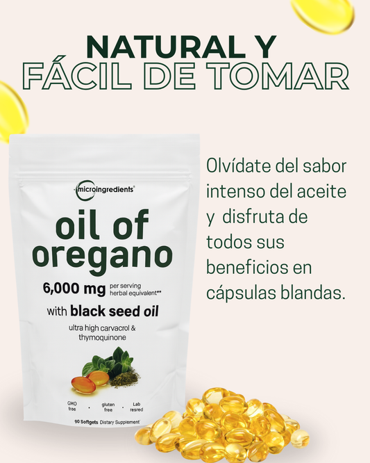 Aceite de Orégano Capsulas.