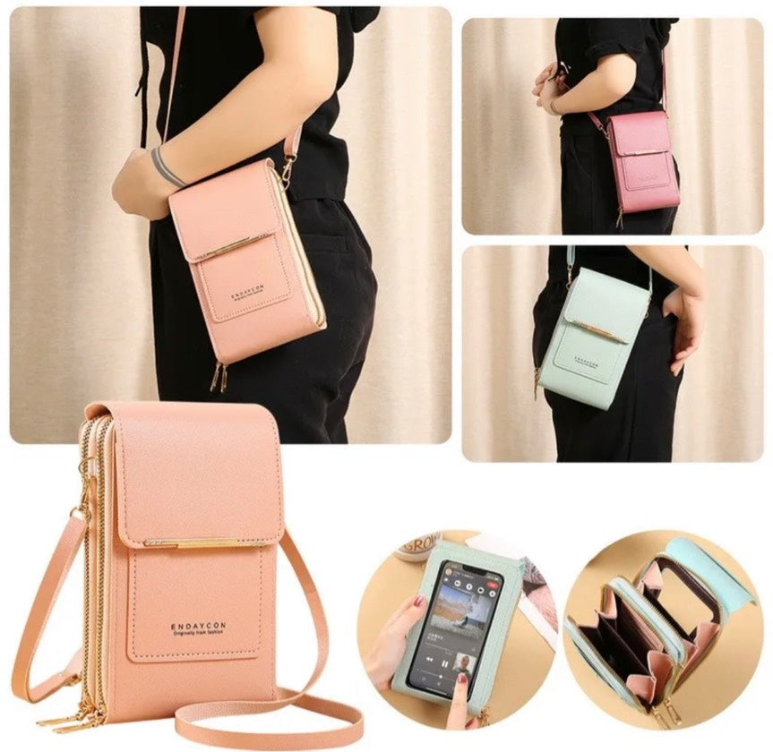 Bolso porta celular multifuncional