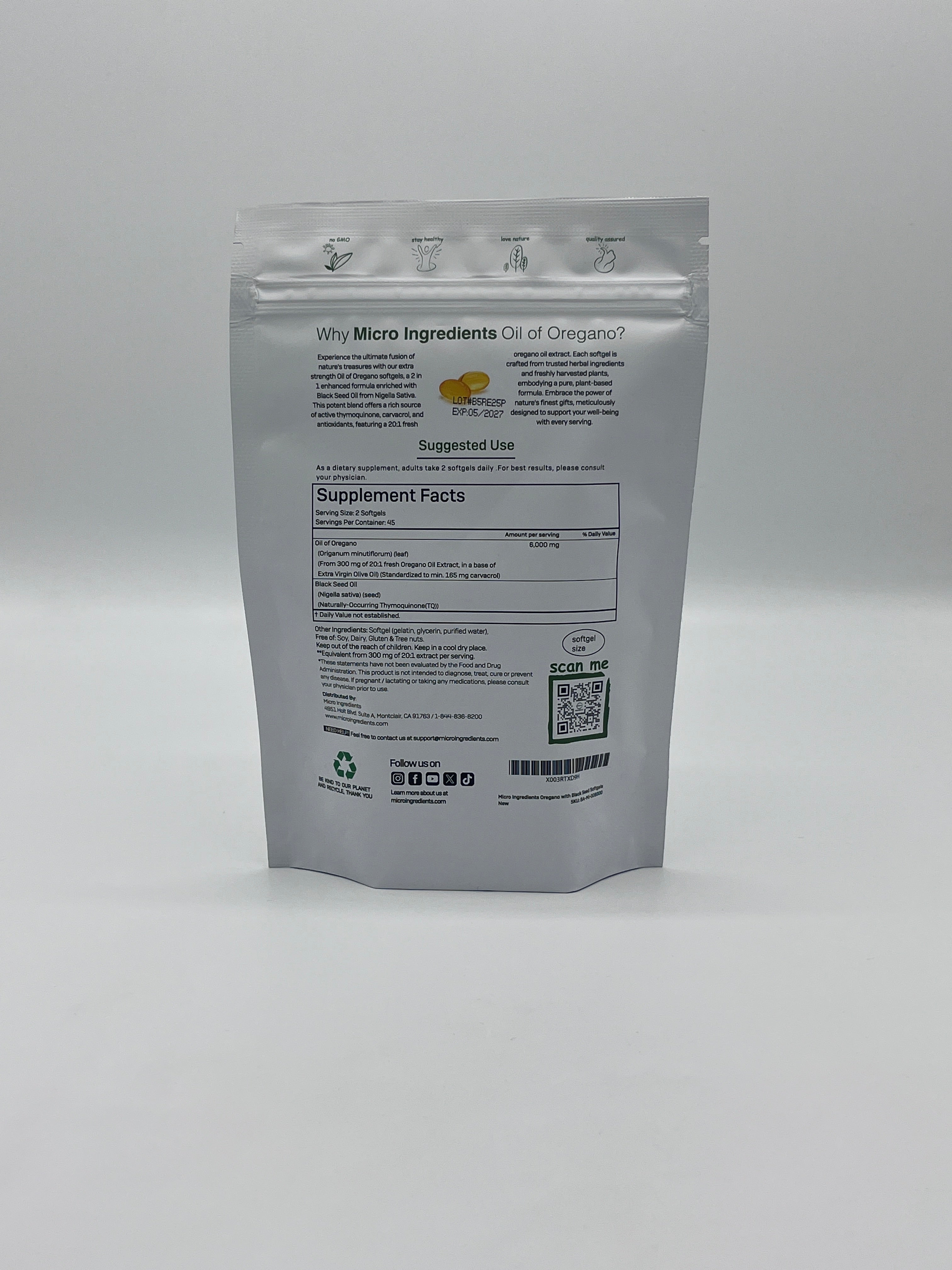 Aceite de Orégano Capsulas.